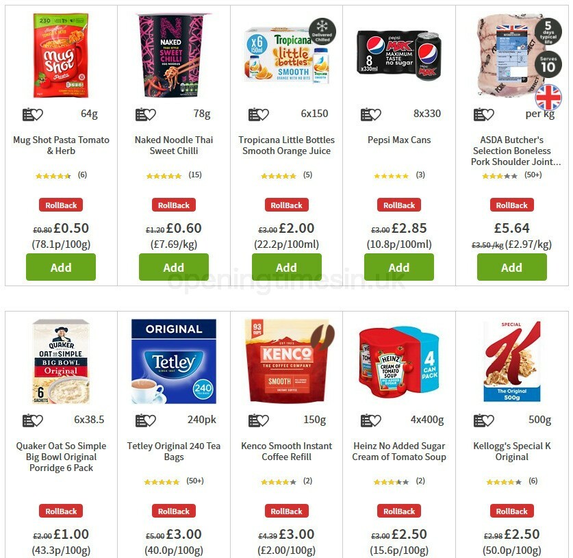 ASDA Offers from 31 July