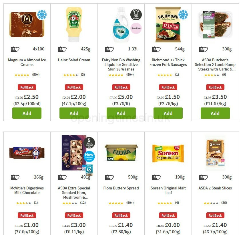 ASDA Offers from 31 July