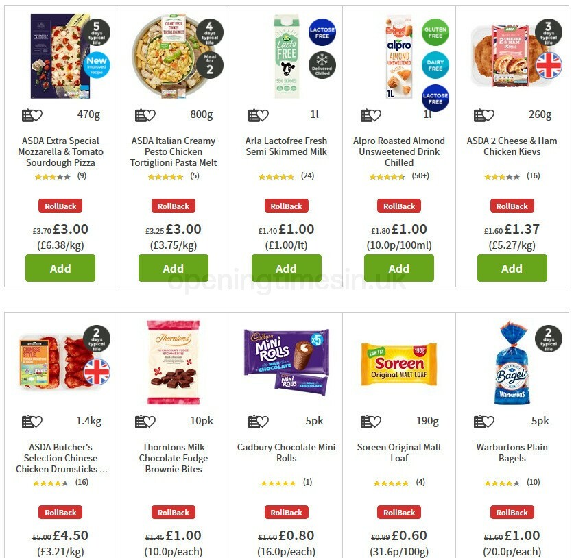 ASDA Offers from 31 July
