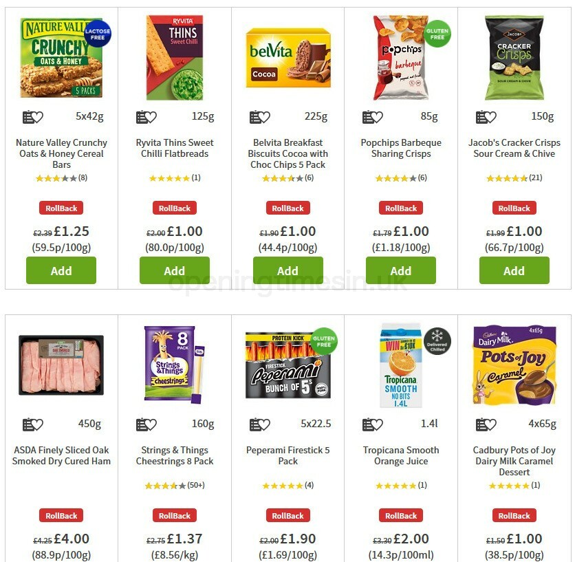 ASDA Offers from 21 August