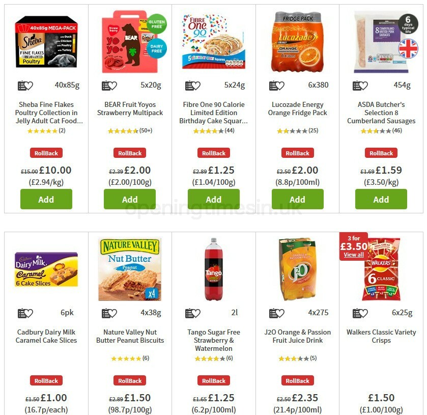 ASDA Offers from 28 August