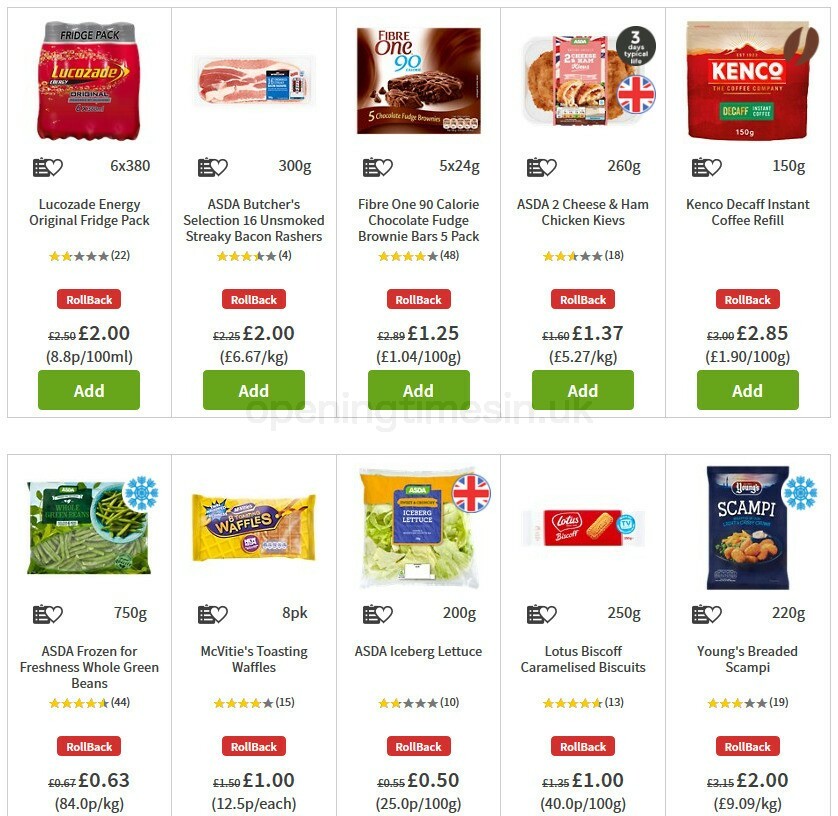 ASDA Offers from 28 August