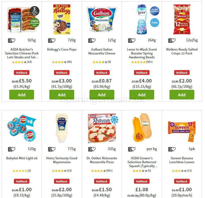 ASDA Offers from 28 August
