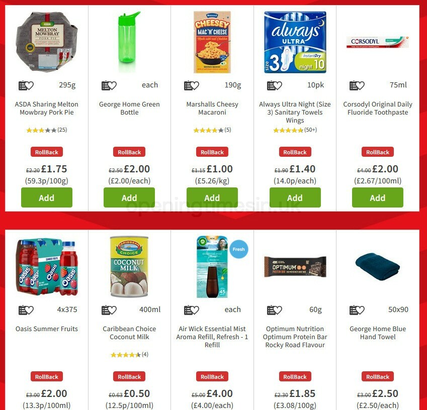 ASDA Offers from 11 September
