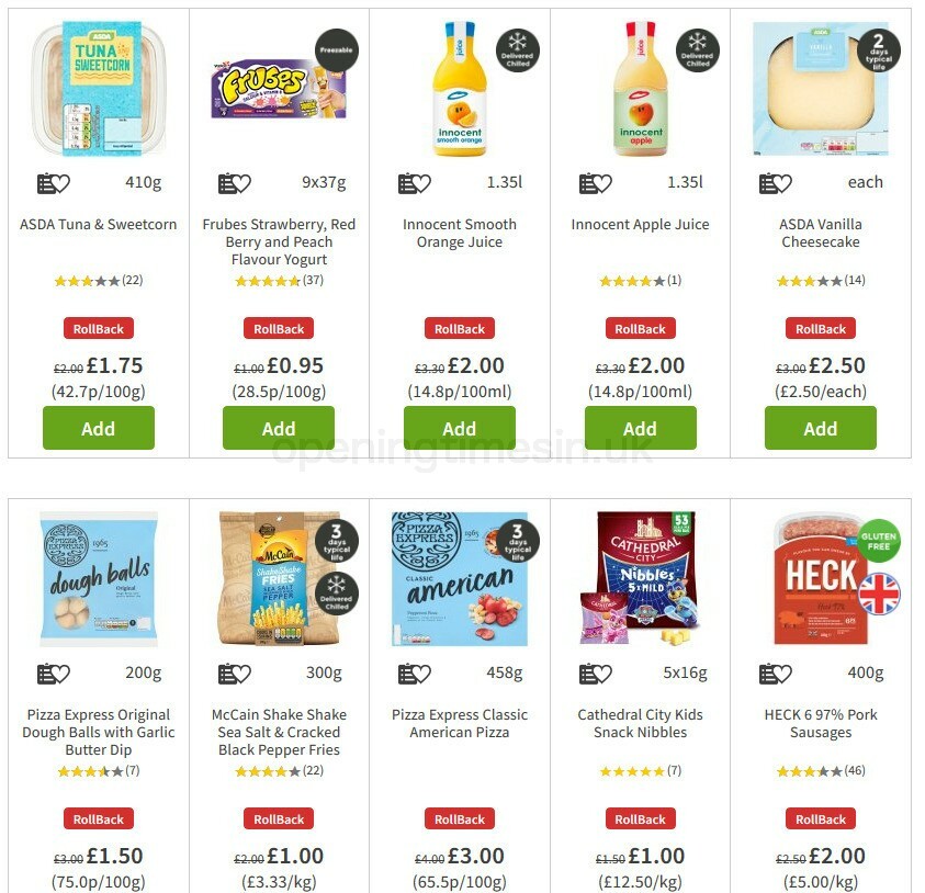 ASDA Offers from 11 September