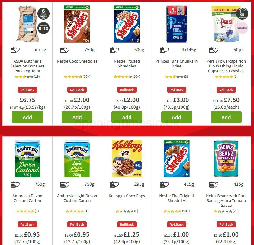 ASDA Offers from 11 September
