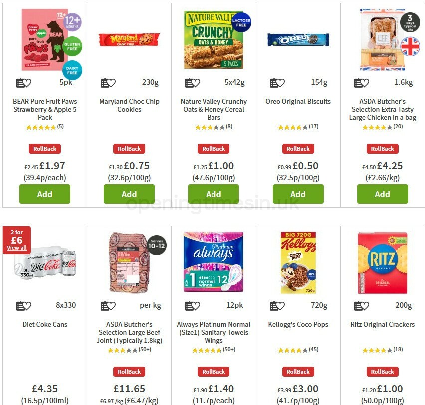 ASDA Offers from 18 September