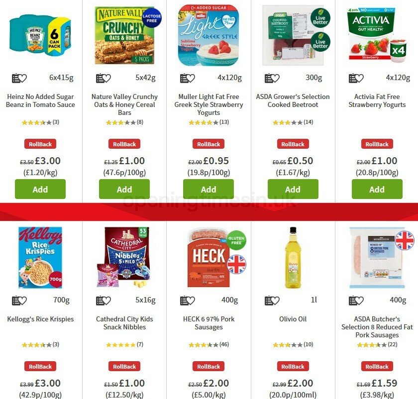 ASDA Offers from 18 September