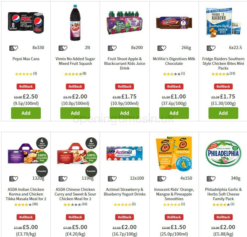 ASDA Offers from 18 September
