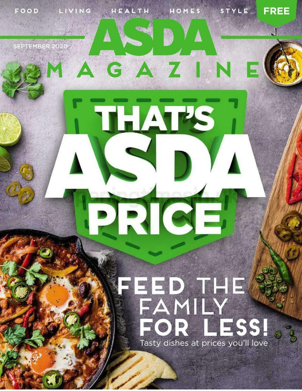 ASDA Magazine September Offers from 1 September
