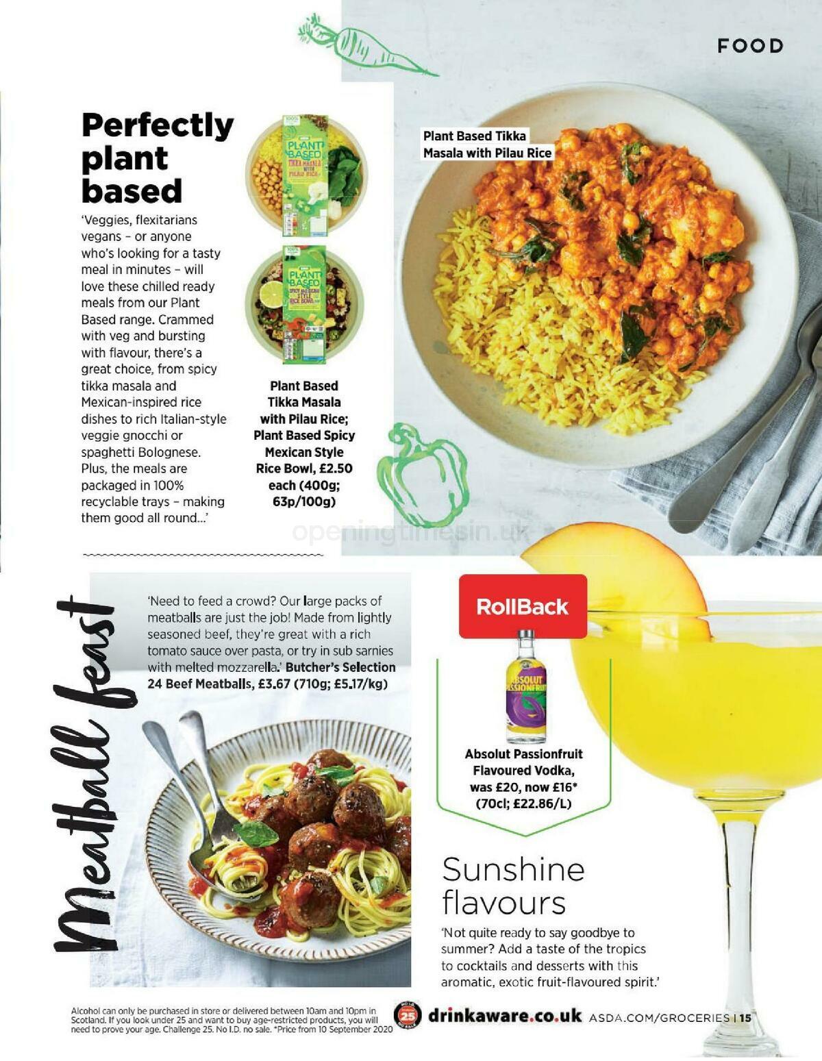 ASDA Magazine September Offers from 1 September