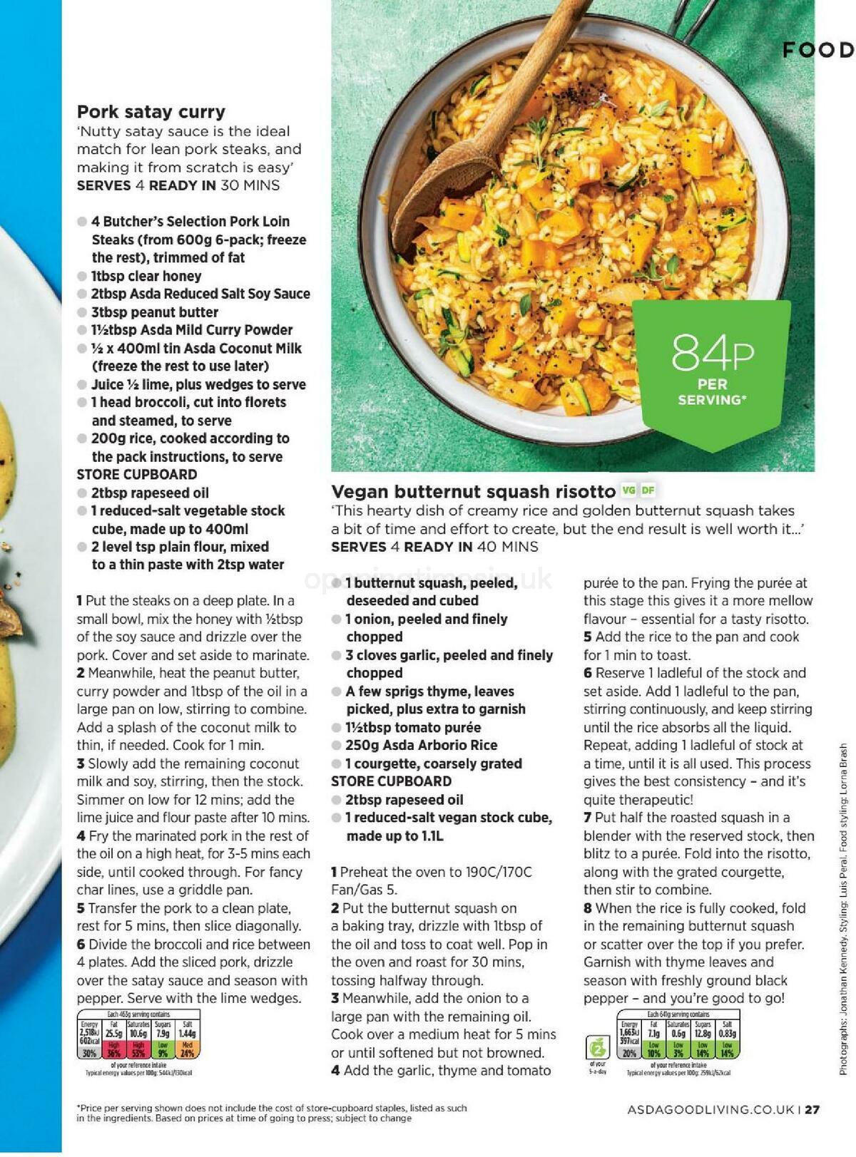 ASDA Magazine September Offers from 1 September