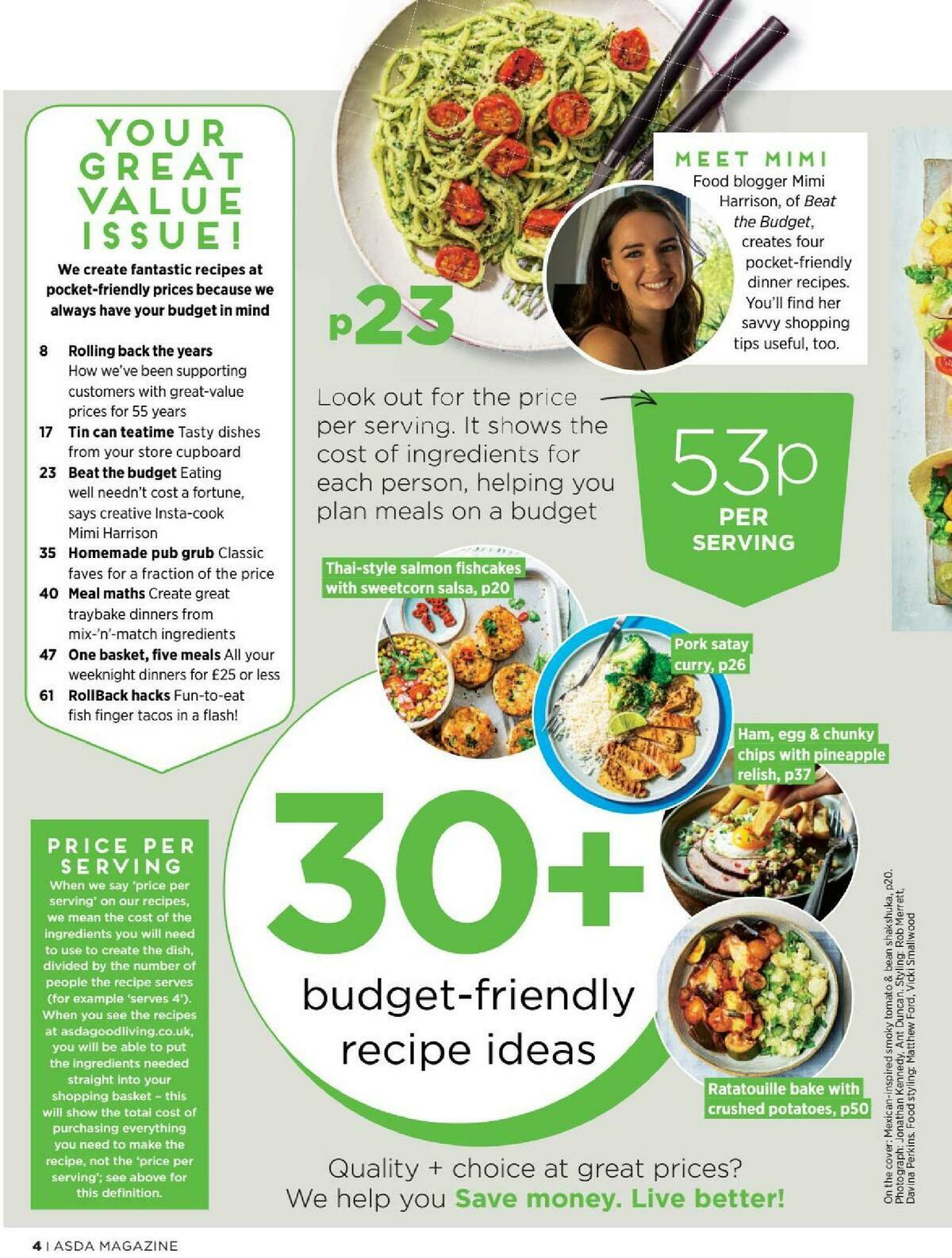ASDA Magazine September Offers from 1 September