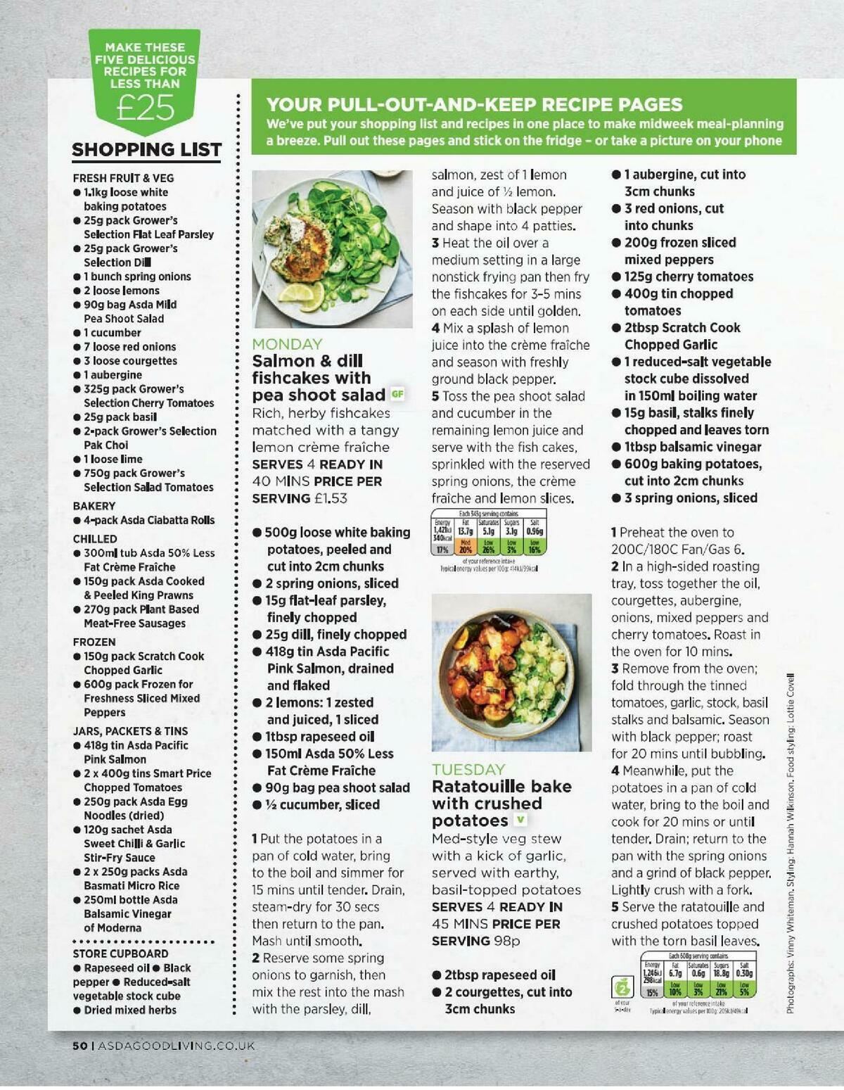 ASDA Magazine September Offers from 1 September