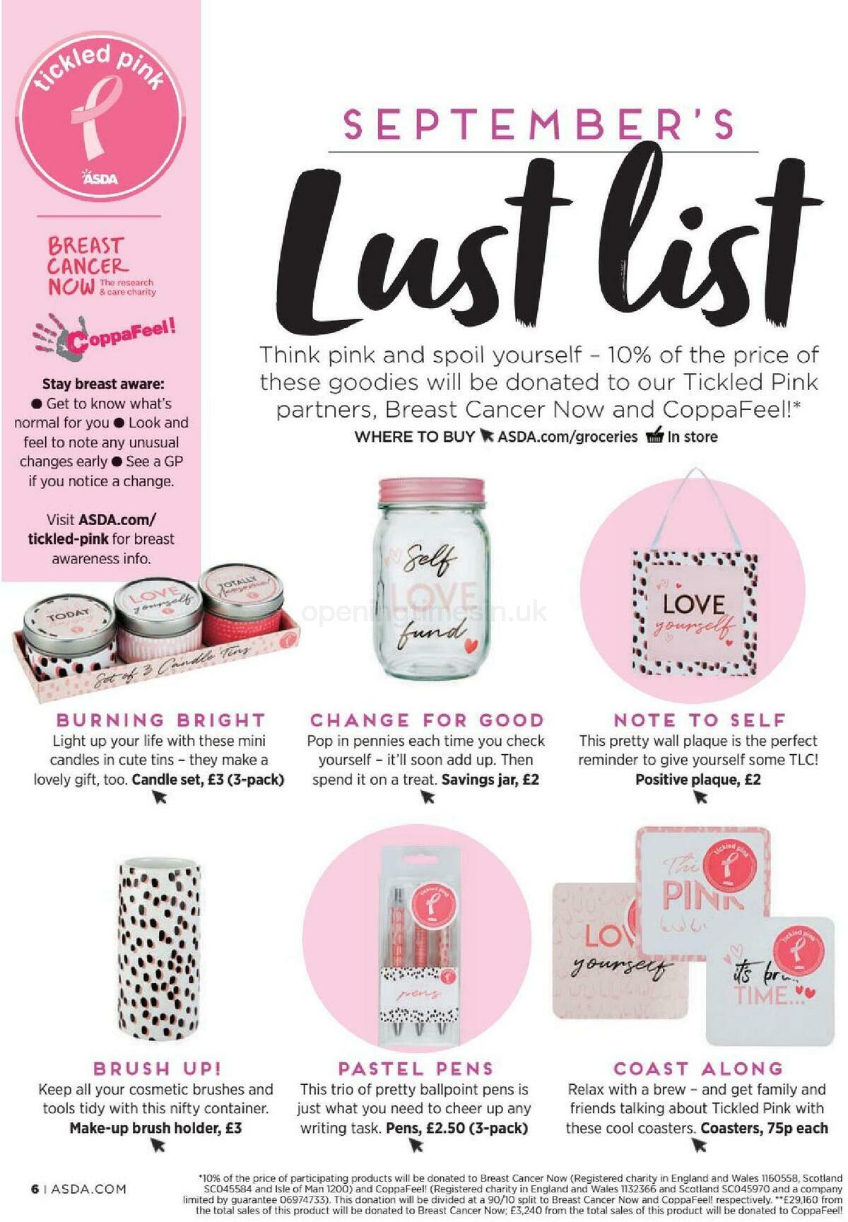 ASDA Magazine September Offers from 1 September