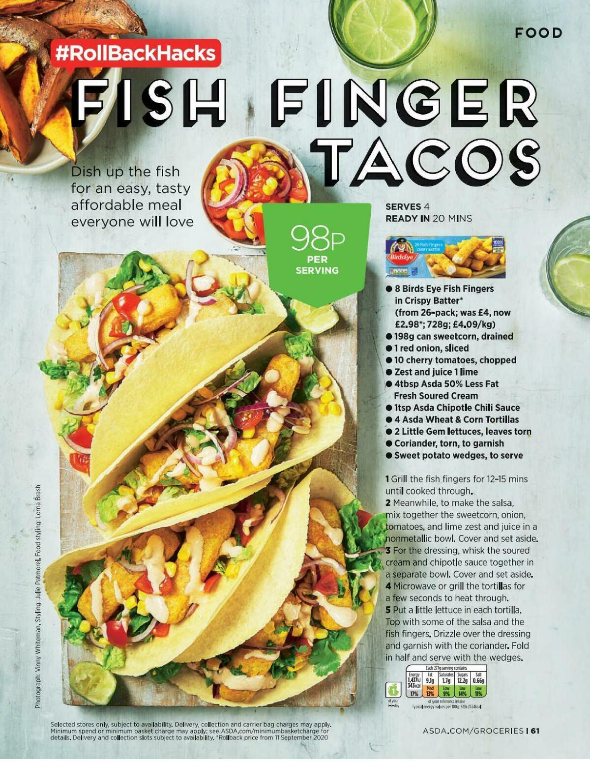 ASDA Magazine September Offers from 1 September