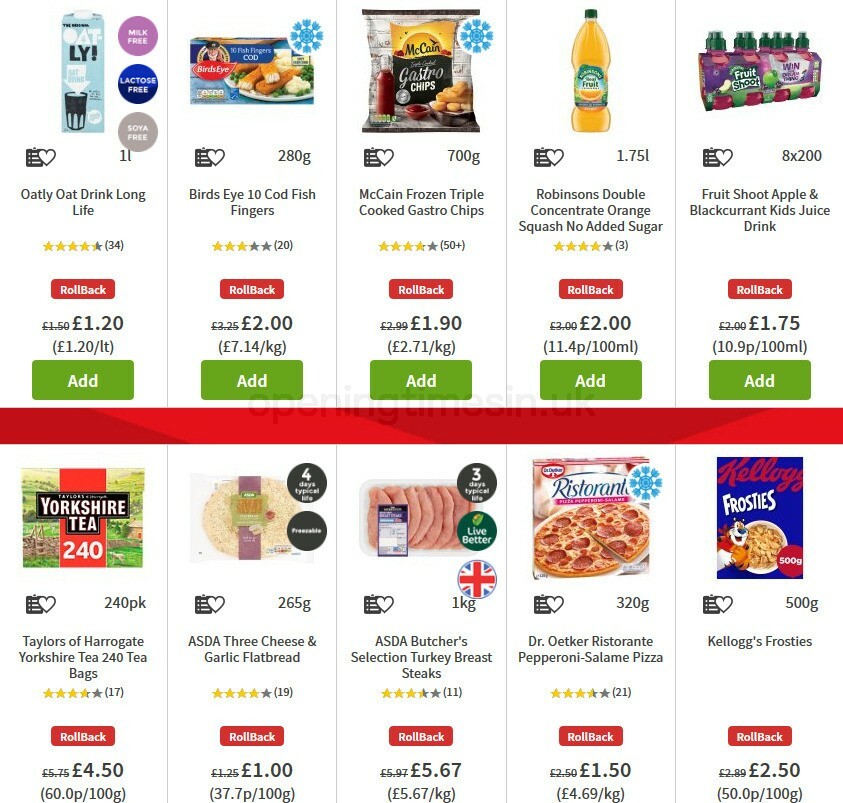 ASDA Offers from 2 October