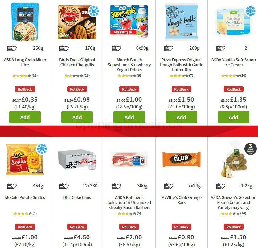 ASDA Offers from 2 October