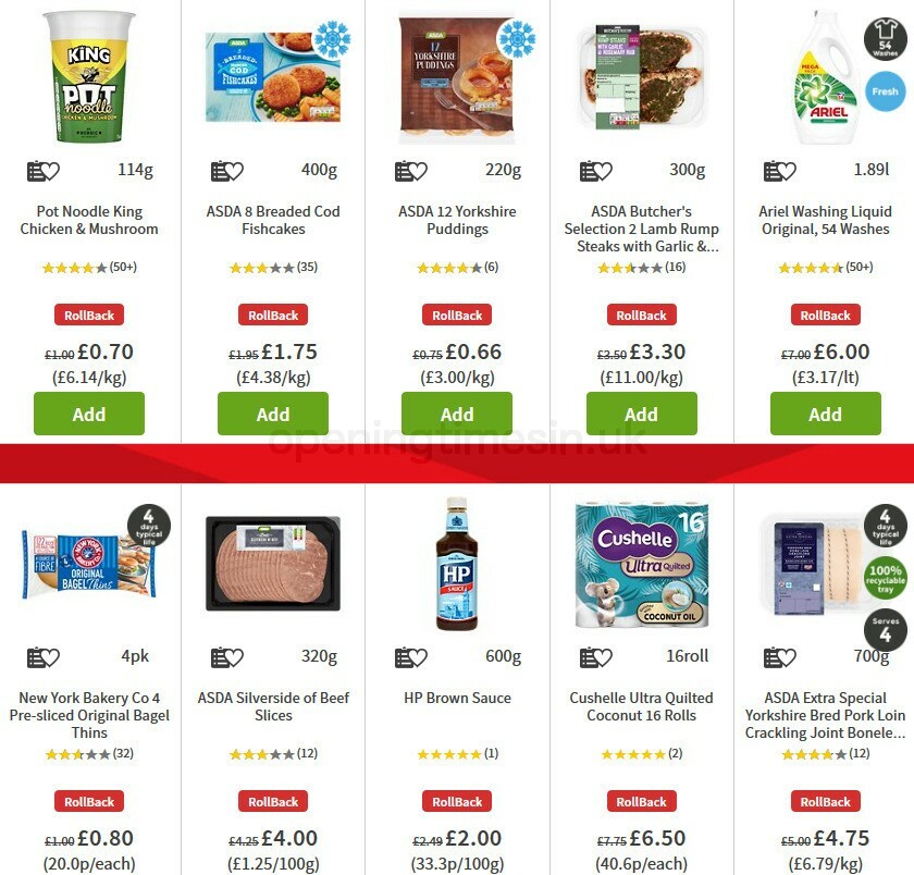 ASDA Offers from 2 October