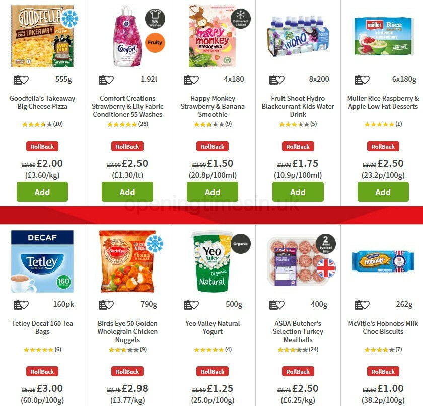 ASDA Offers from 2 October