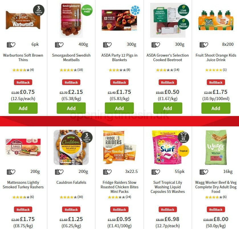 ASDA Offers from 2 October