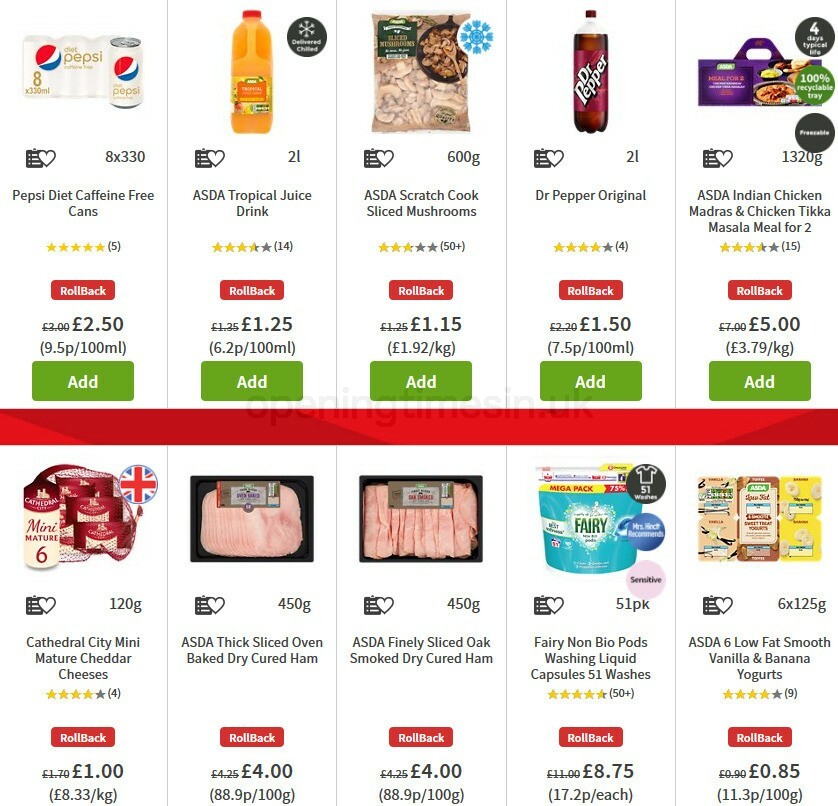 ASDA Offers from 2 October
