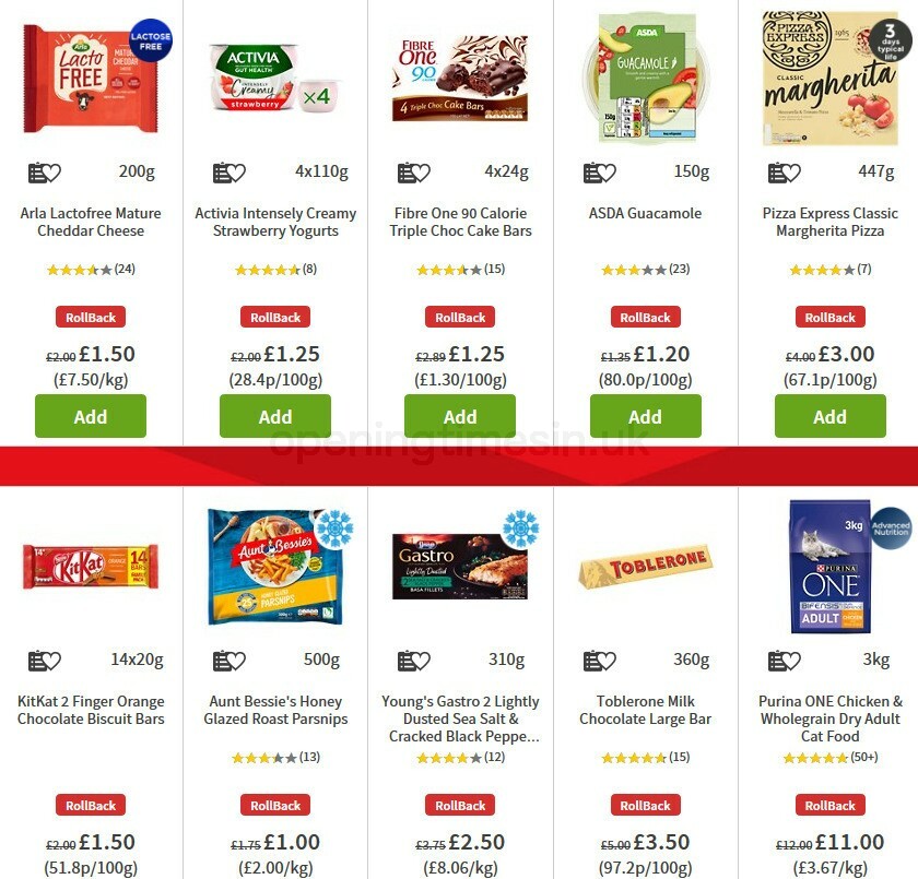 ASDA Offers from 2 October