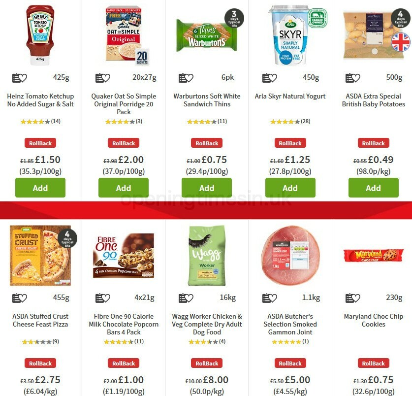 ASDA Offers from 2 October
