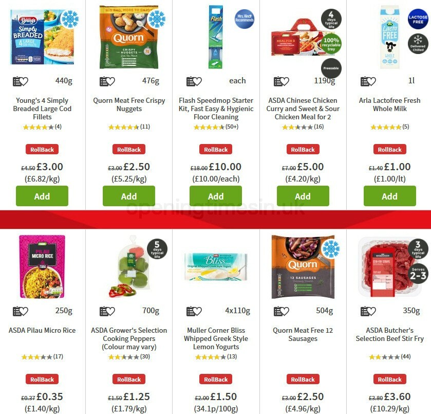 ASDA Offers from 2 October