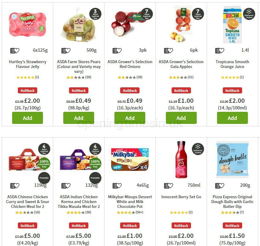 ASDA Offers from 2 October