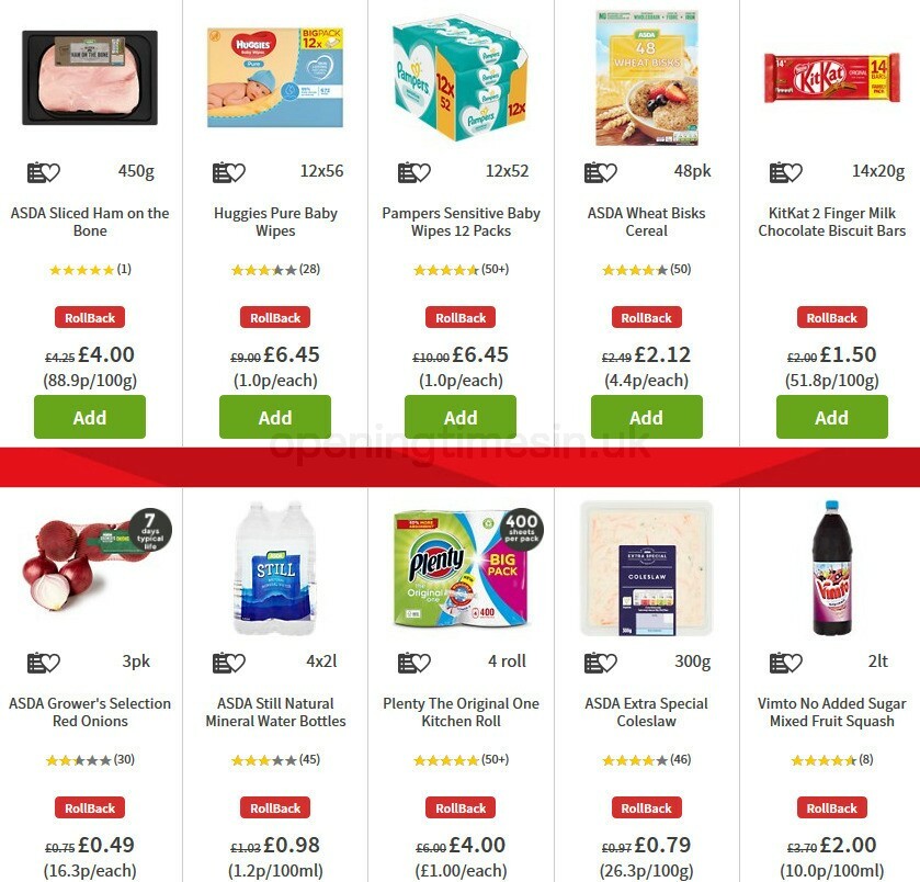 ASDA Offers from 2 October