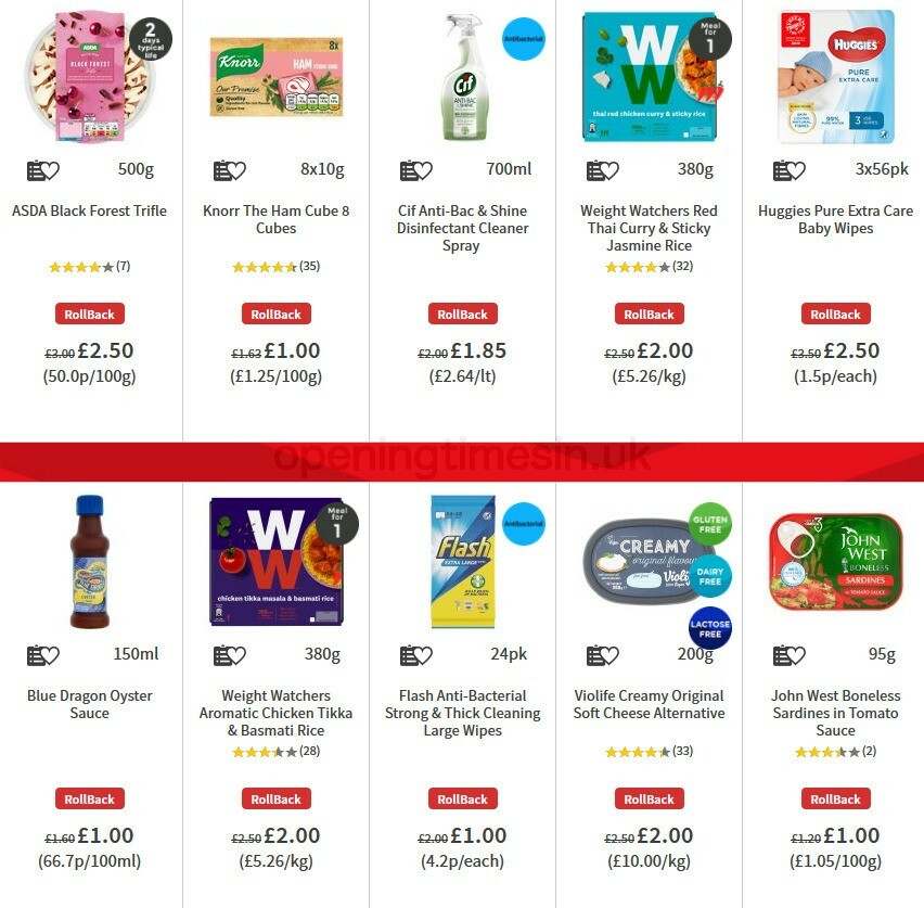 ASDA Offers from 16 October