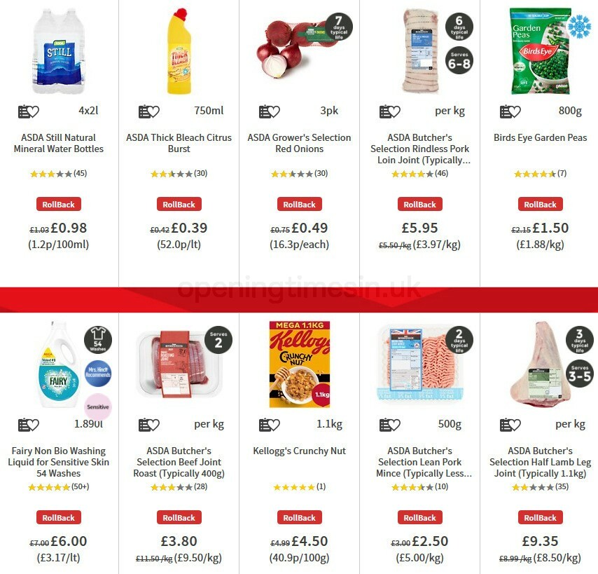 ASDA Offers from 16 October