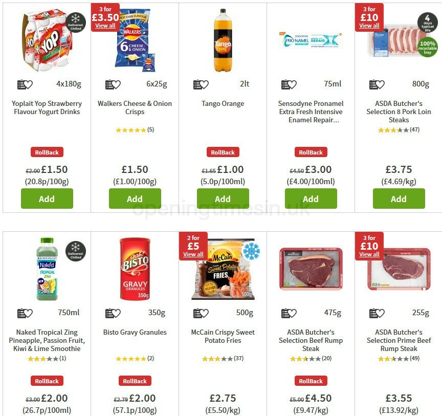 ASDA Offers from 23 October