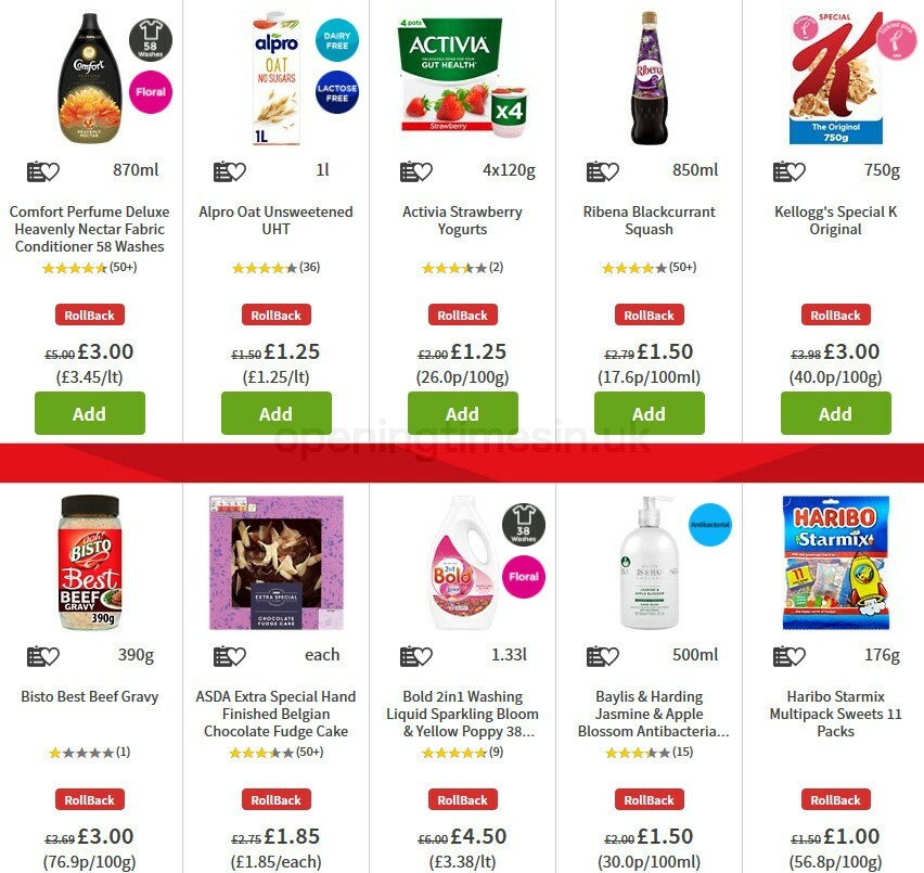 ASDA Offers from 23 October