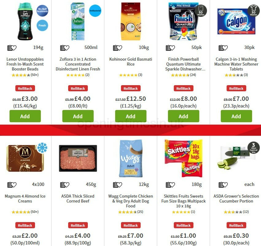 ASDA Offers from 23 October