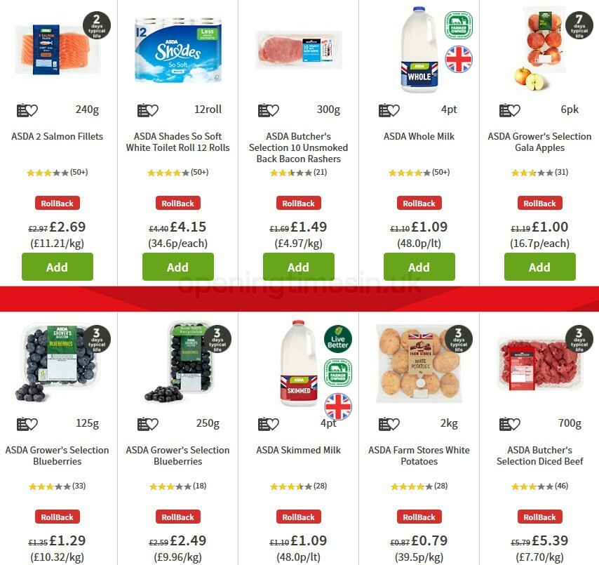 ASDA Offers from 23 October