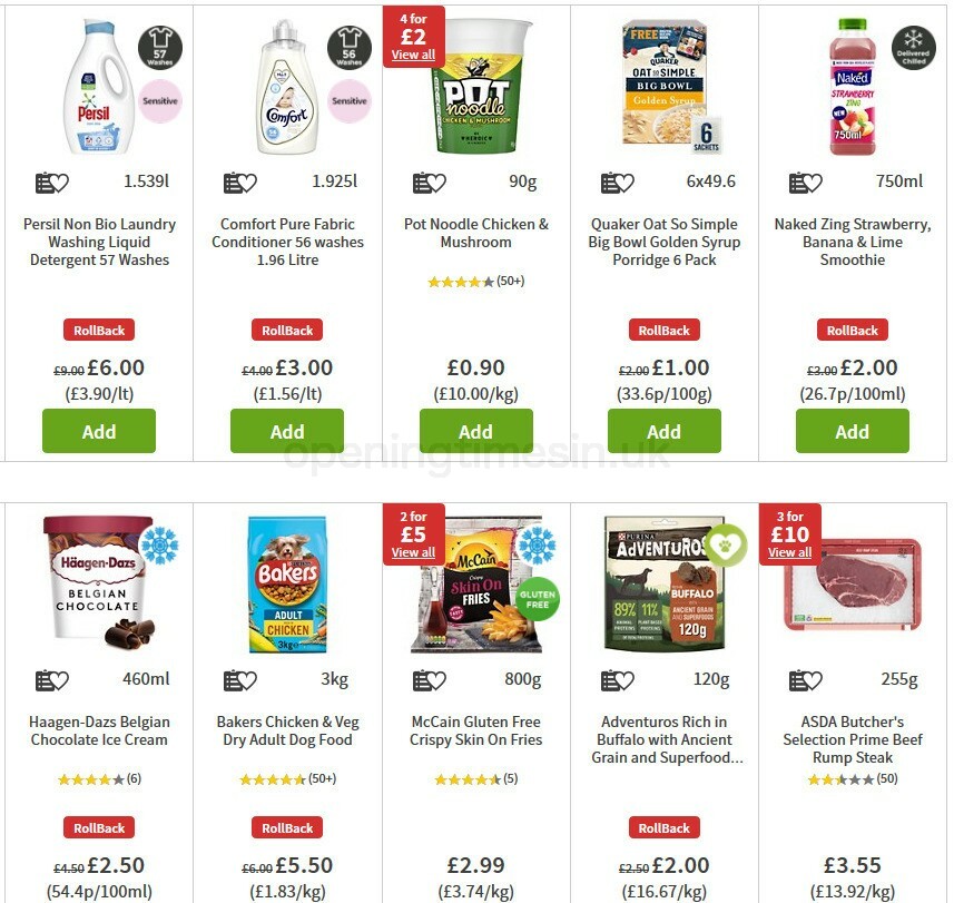 ASDA Offers from 30 October