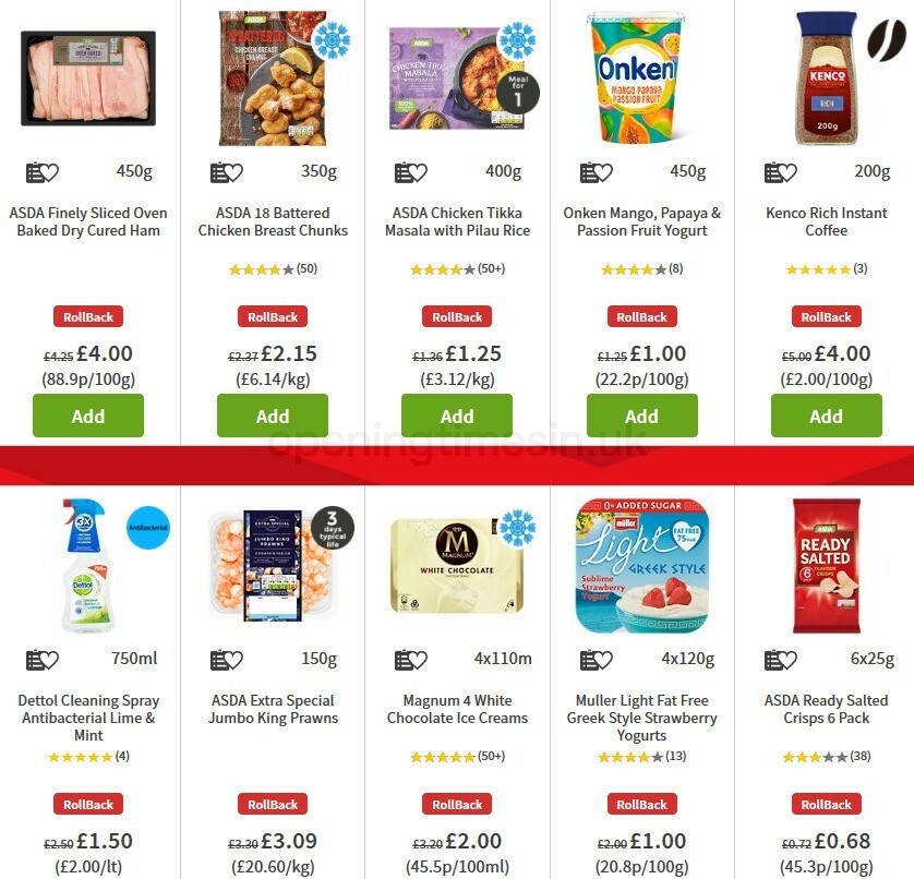 ASDA Offers from 30 October