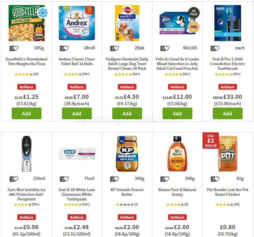 ASDA Offers from 30 October