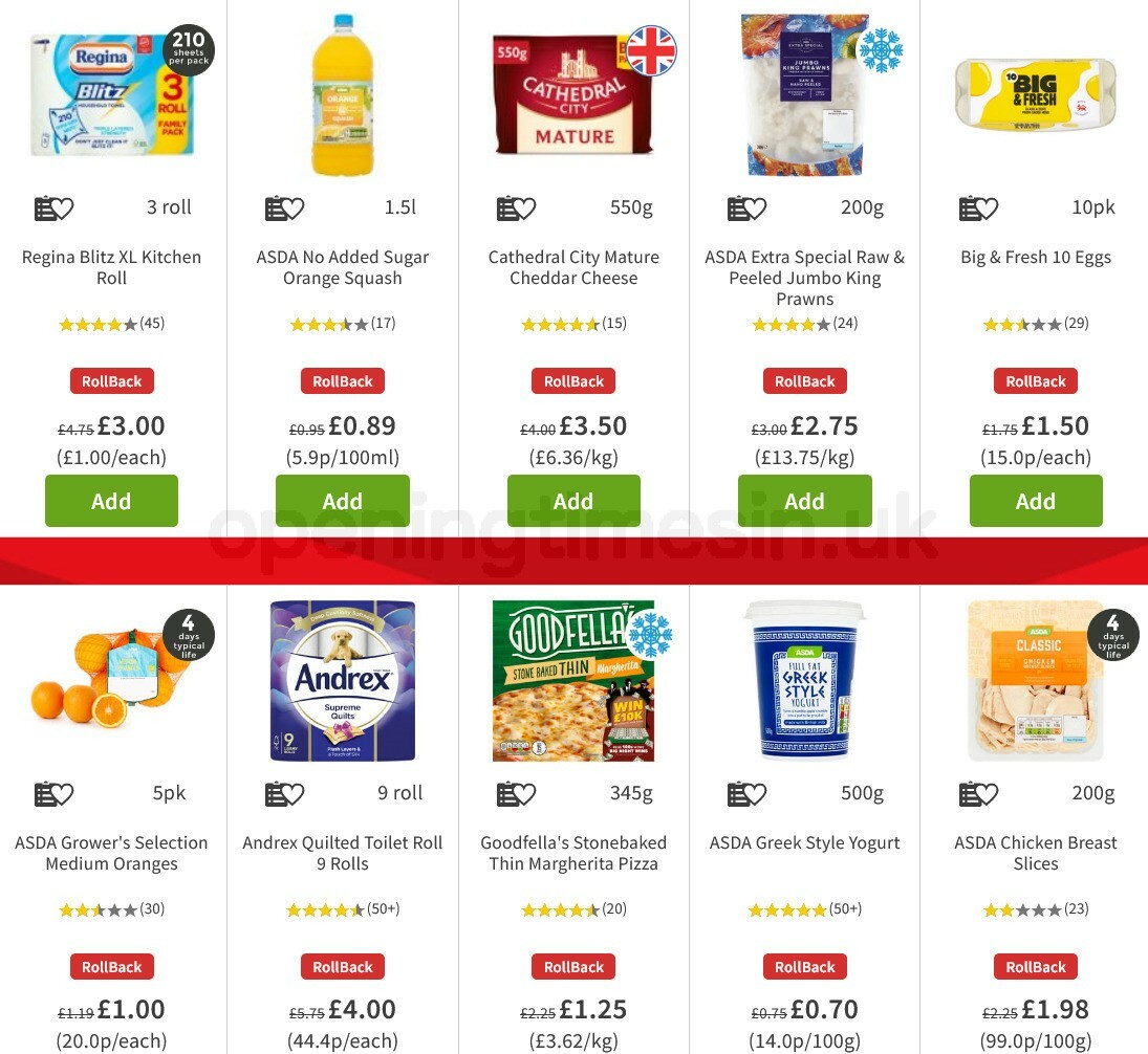 ASDA Offers from 6 November