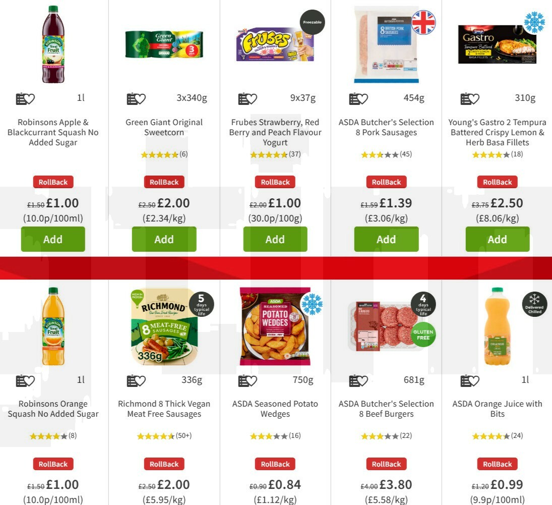 ASDA Offers from 6 November
