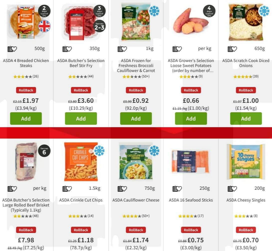 ASDA Offers from 6 November
