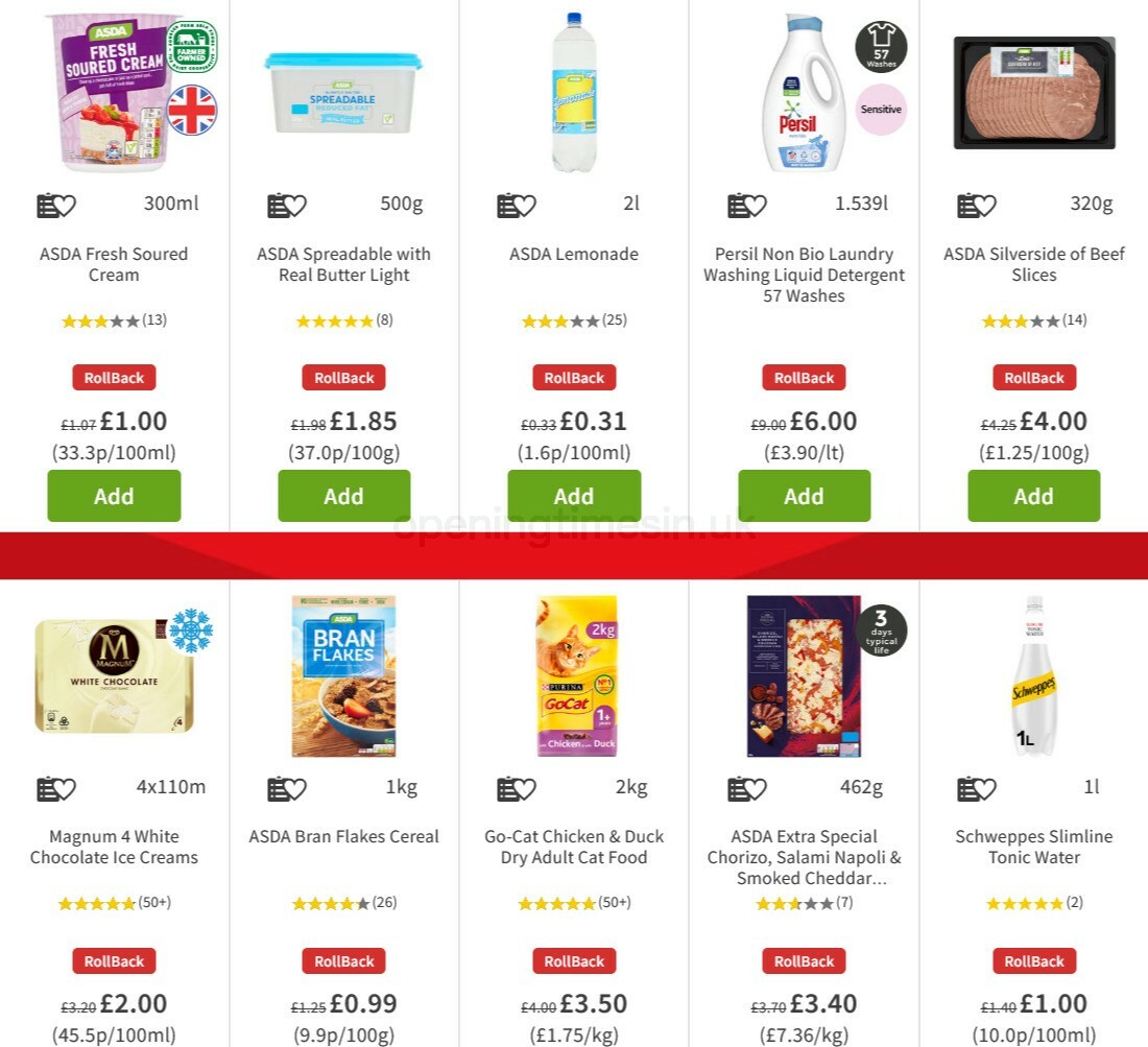 ASDA Offers from 6 November
