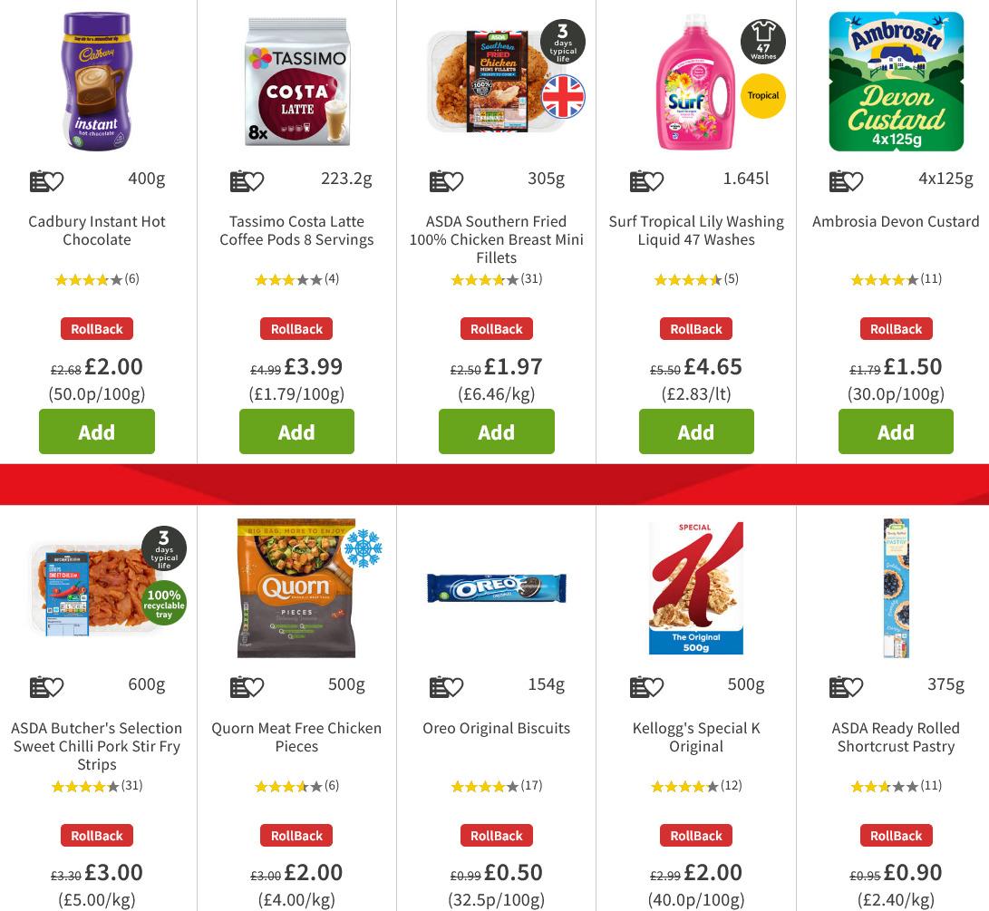 ASDA Offers from 13 November