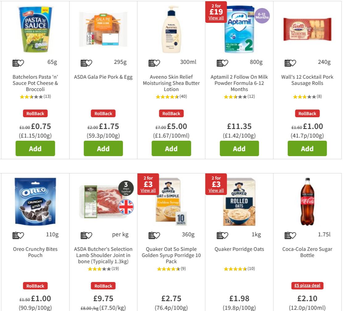 ASDA Offers from 20 November
