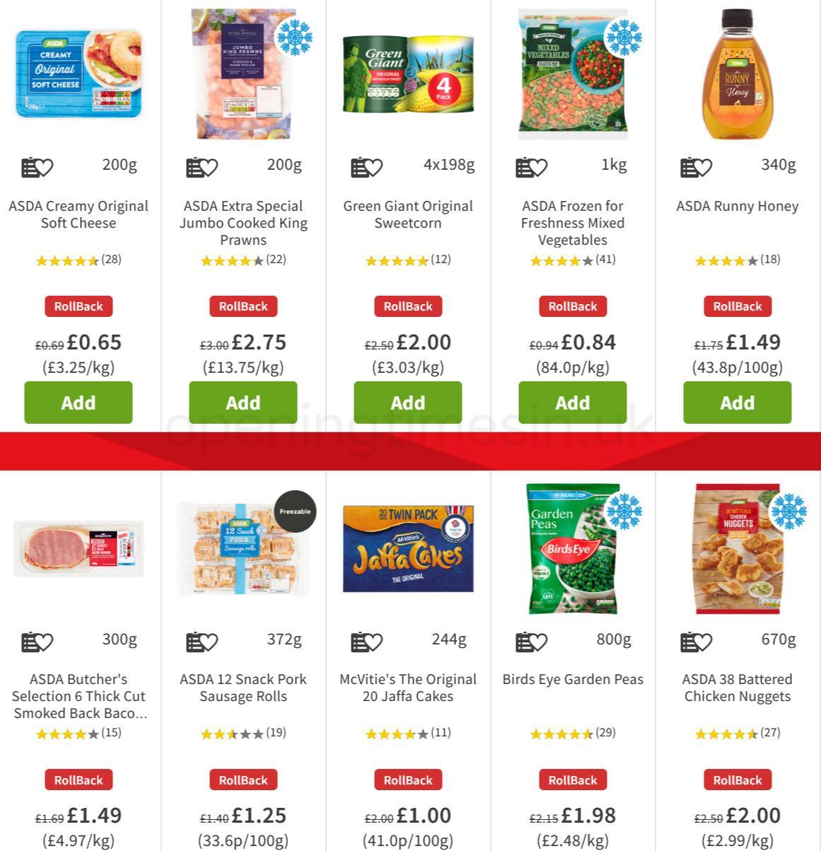 ASDA Offers from 4 December