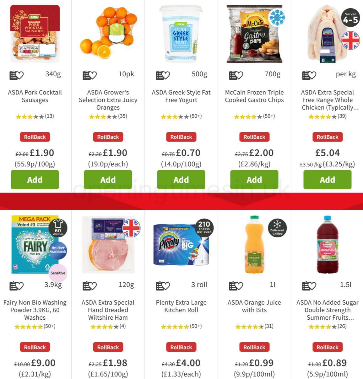 ASDA Offers from 4 December