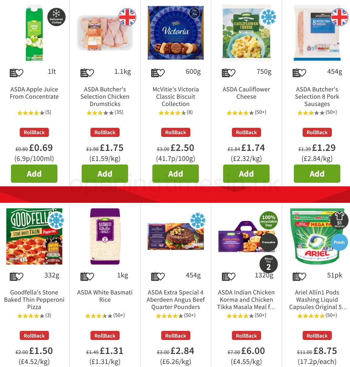ASDA Offers from 4 December