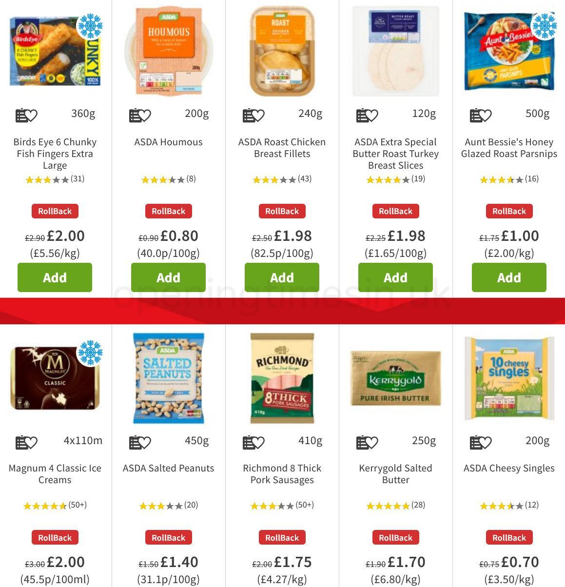 ASDA Offers from 4 December